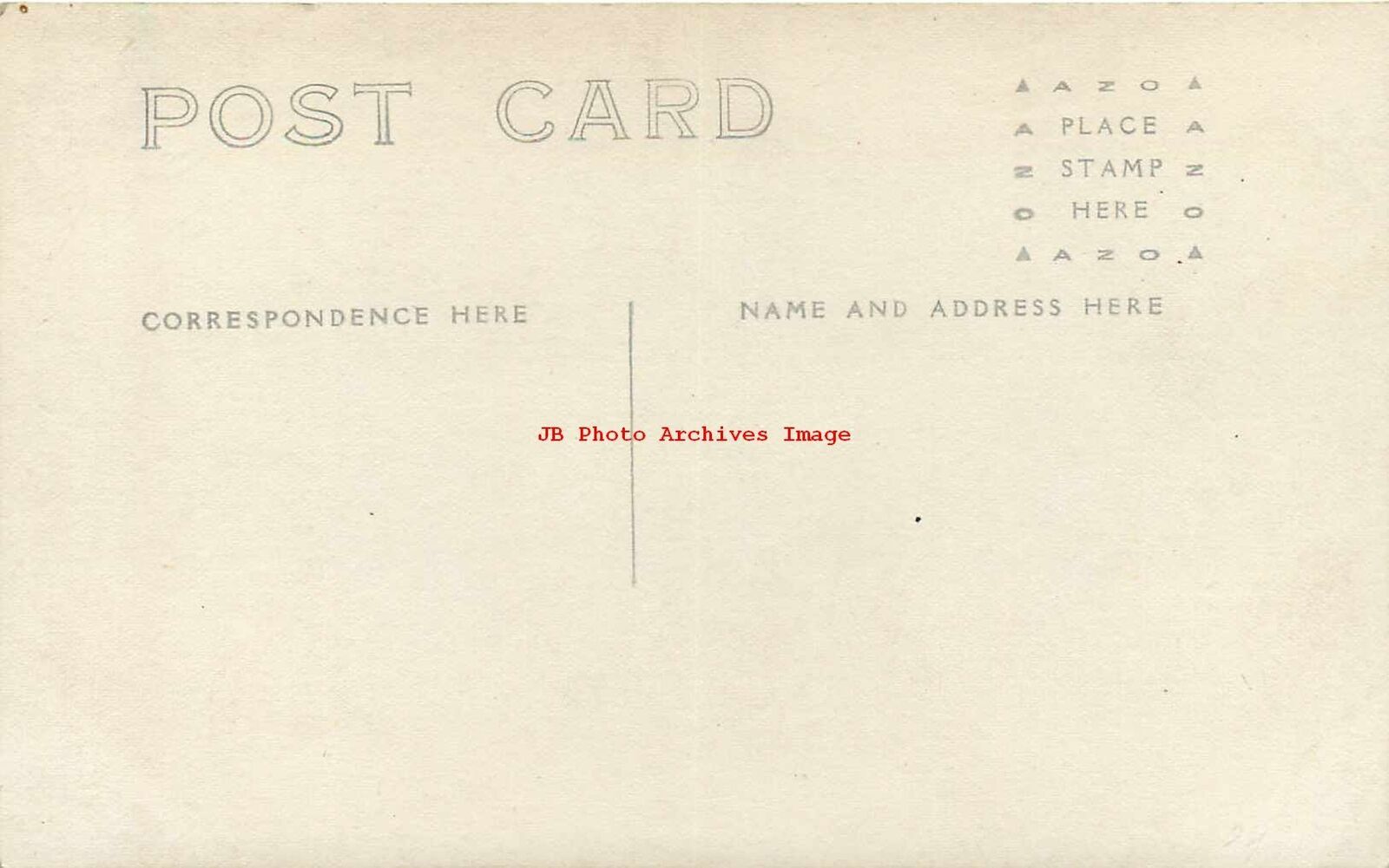 MT, Harlowton, Montana, RPPC, Central Avenue, Business Section, Photo