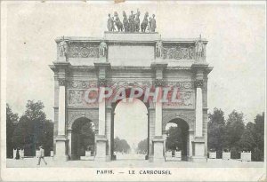 Postcard Old Paris Le Carrousel