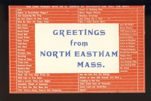 North Eastham, Massachusetts/MA Postcard, Unusual Greetings Card, Cape Cod