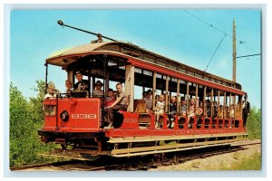 c1950s Car No. 838 Seashore Trolley Museum Kennebunkport Maine ME Postcard 