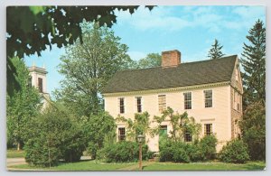 State View~Deerfield MA~Wells-Thorn Museum House~Built 1747~Vintage Postcard