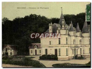 Old Postcard Bourre Chateau de Wallagon (TOILEE map)