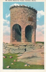 Mt Battie Memorial Tower - Camden, Maine - WB