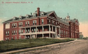 Vintage Postcard St. Joseph's Hospital Medical Building Nashua New Hampshire NH