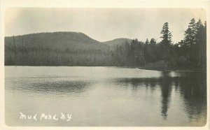 Catskills Roscoe C-1910 Mud Pond New York RPPC Photo Postcard 20-8573