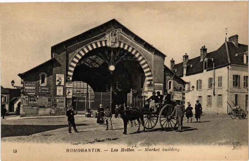 CPA ROMORANTIN - Les Halles - Market building (208918)