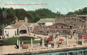 WV, Chester, West Virginia, Rock Springs Park Roller Coaster Leap the Dips