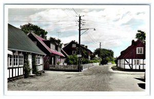 RPPC VIKEN, Norway ~ Color Tinted STREET SCENE  c1950s  Postcard