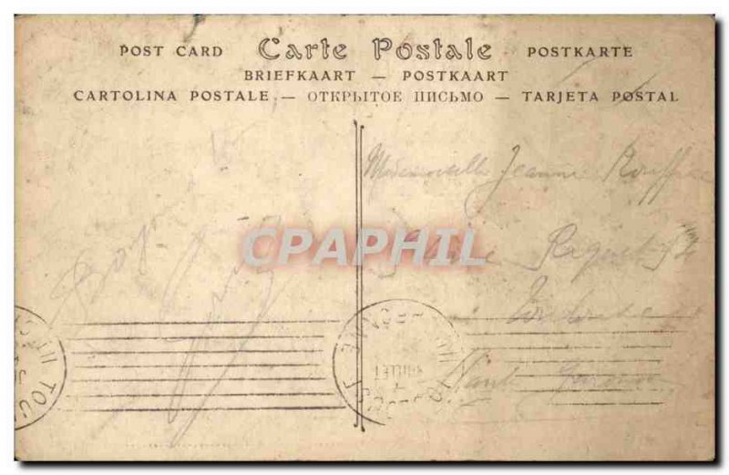 Old Postcard The castle of Malmaison