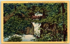 M-1604 In The Grand Canyon Bushkill Falls Niagara of Pennsylvania