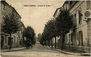 CPA PARAY-le-MONIAL - Avenue de la Gare (386605)