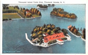 Thousand Island Yacht Club Thousand Islands, New York Postcard