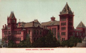 Normal School, Los Angeles, California, early postcard, unused