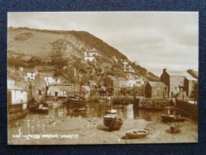 Cornwall POLPERRO Harbour c1920s RP Mini Postcard by Judges Ltd. 10949