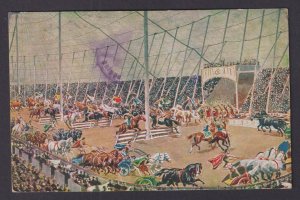 Vintage postcard Germany Circus Maxim II Roman arena games Chariot races