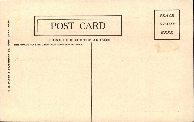 Aurora Illinois IL High School Fox Street c1910 Vintage Postcard