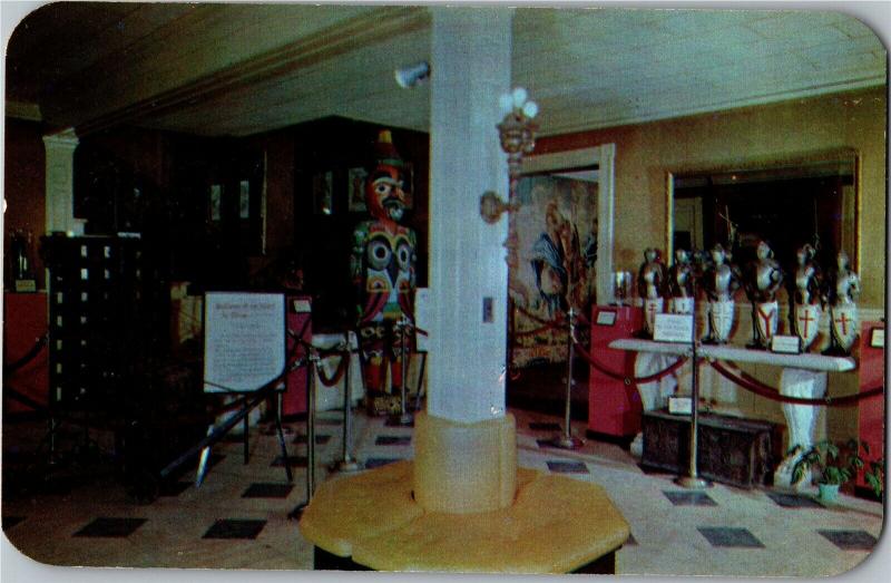 Interior Displays Ripley Believe It or Not Museum St Augustine FL Postcard R13