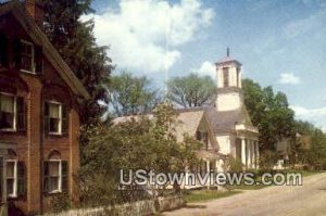 Church Street, Universalist Church - Woodstock, Vermont VT  