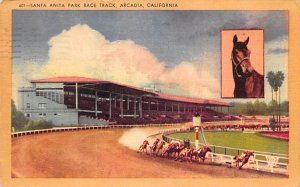 Santa Anita Park Race Track Arcadia California  