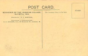 Postcard London Exhibition 1913 Ideal Home Show Olympia - Russian Village