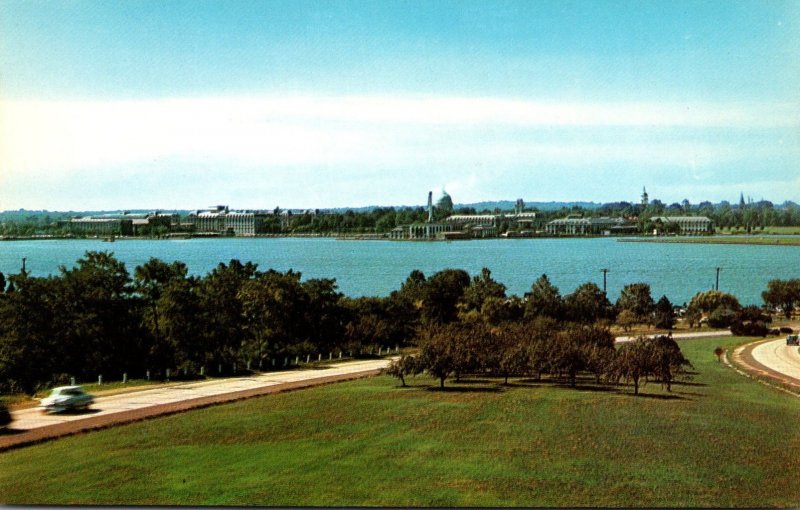 Maryland Annapolis Skyline Across Severn River