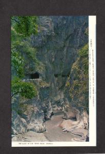 Welcome Gorge Cliff of Ewcross Island Hwy Taiwan Republic of  China Postcard