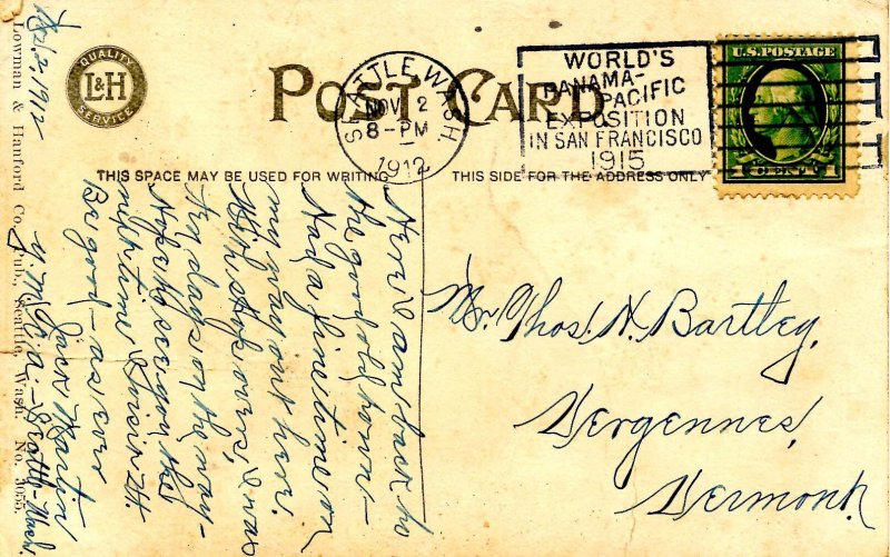 WA - Seattle. The Hoge Building    (creases)