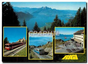 Modern Postcard Rigi