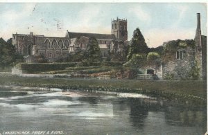 Dorset Postcard - Christchurch Priory & Ruins - Ref DP771