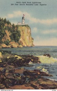 LAKE SUPERIOR,Minnesota, 1930-1940s ; Split Rock Lighthouse