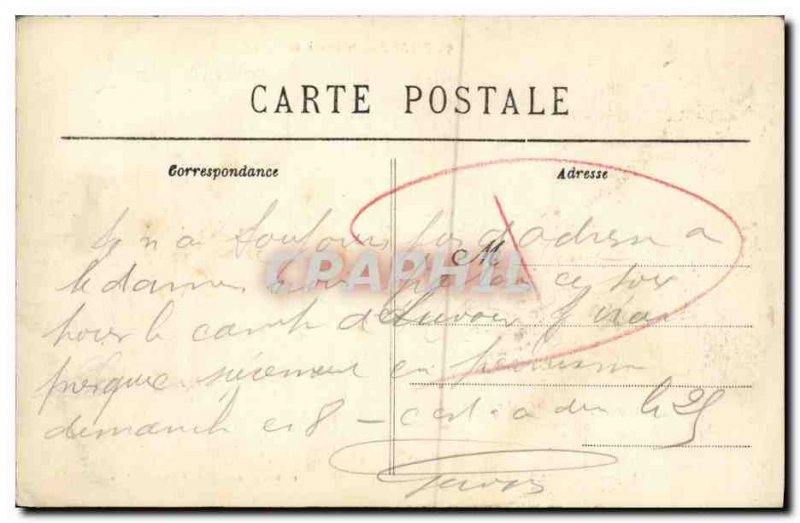 Postcard Ancient Cliff Interior Petit Donjon