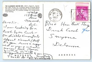 1963 Columbus Ohio Vintage Postcard Clarmont Motor Inn High St. Building Posted