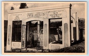 TIBERIAS Rabbi Mosque Ben Maimonides graves ISRAEL Postcard