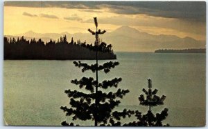 Postcard - Lake Almanor, With Mt. Lassen In The Distance - California