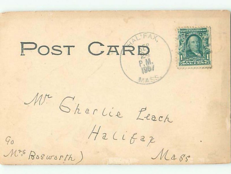 Pre-Linen Comic MAN GETS KICKED IN THE BUTT AB9050