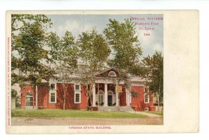 MO - St Louis. 1904 World's Fair, Virginia State Building   (crease)