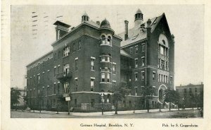 1909 GERMAN HOSPITAL BROOKLYN NEW YORK ARCHITECTURE PUBLISHED BY GUGGENHEIM