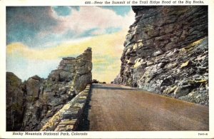 Colorado Rocky Mountains Near The Summit Of The Trail Ridge Road At The Big R...