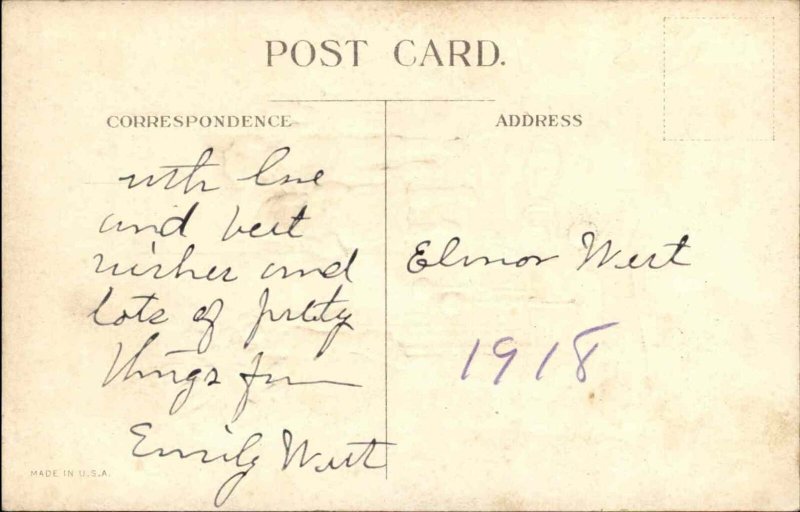 Christmas Children Toys Embossed c1900s-20s Postcard