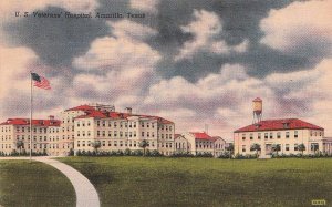 Postcard US Veterans' Hospital Amarillo Texas