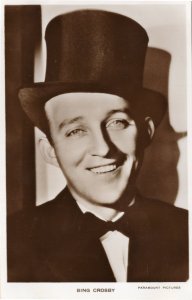 Bing Crosby Paramount Pictures Film Star Real Photo Postcard