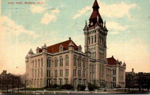 New York Buffalo City Hall 1913