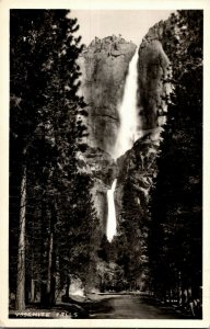 RPPC Yosemite Falls, Yosemite National Park CA Vintage Postcard A71