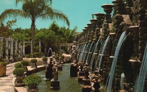 Vintage Postcard Fountains Kapok Tree Inn North Haines Rd. Clearwater Florida FL