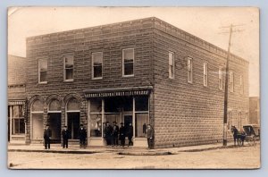 J87/ Dixon Ohio RPPC Postcard c1910 Snyder Brothers Store Eaton Preble Co 751