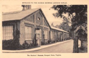 Newport News Virginia The Mariners' Museum Entrance Vintage Postcard AA18618
