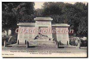 Old Postcard Clermont monument to children