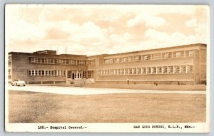 Postcard RPPC - Hospital General - San Luis Potosi - SLP Mexico