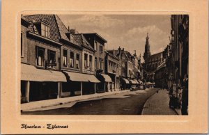 Netherlands Haarlem Zijlstraat Vintage Postcard C175