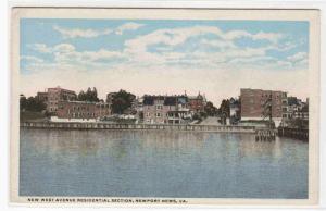 Western Avenue Residences Newport News VA postcard